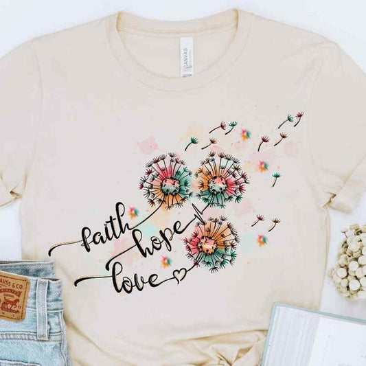 Faith Hope Love Graphic Tee