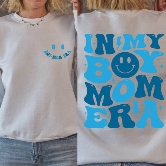 Empowering 'Boy Mom Era'' Graphic Tee – Unite in Style on Your Motherhood Journey!