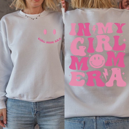 Empowering 'Girl Mom Era'' Graphic Tee – Unite in Style on Your Motherhood Journey!