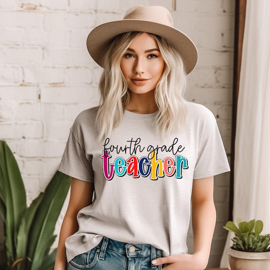 Fourth Grade Teacher Graphic Tee