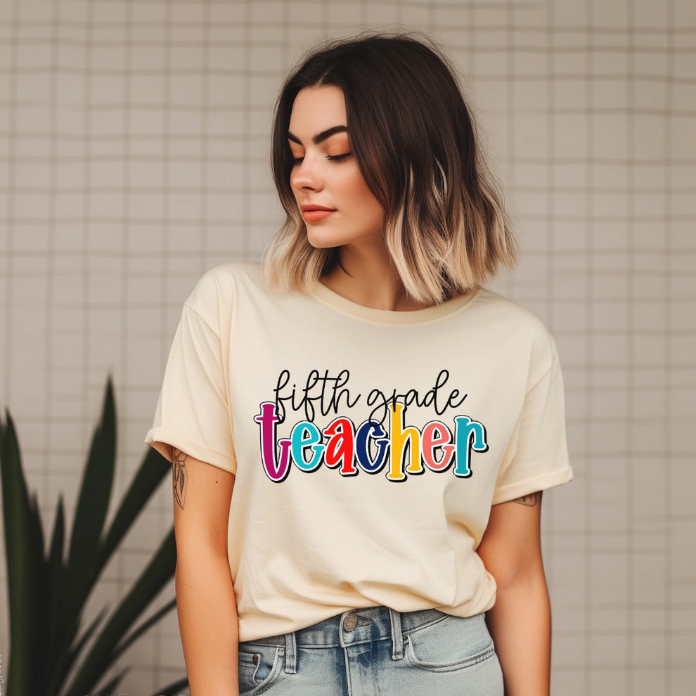 Fifth Grade Teacher Graphic Tee