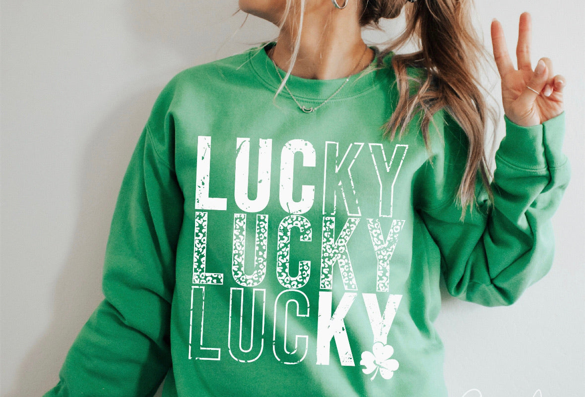 Lucky Shamrock St. Patrick's Day Sweatshirt