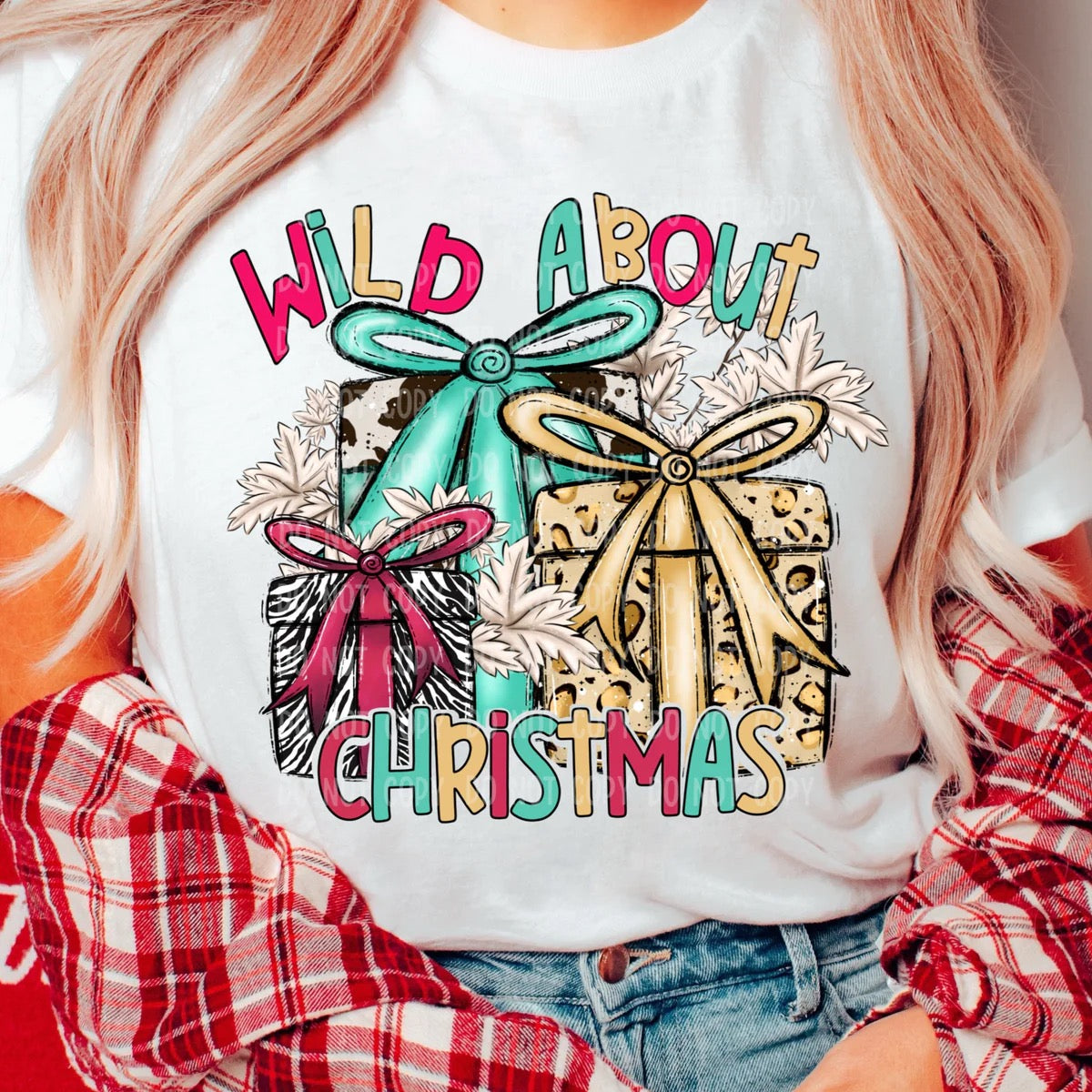 Wild About Christmas Women's Graphic Tee